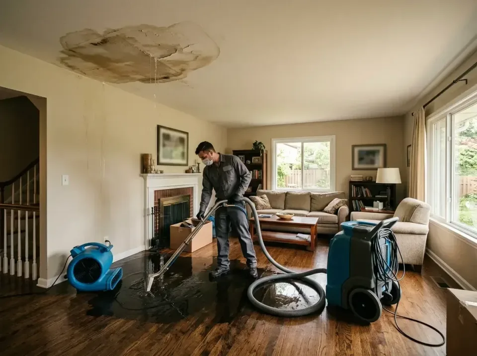 attic-pipe-burst-ceiling-drip-008 — frequently asked questions, Water Damage Restoration & Carpet Care in Lancaster, PA